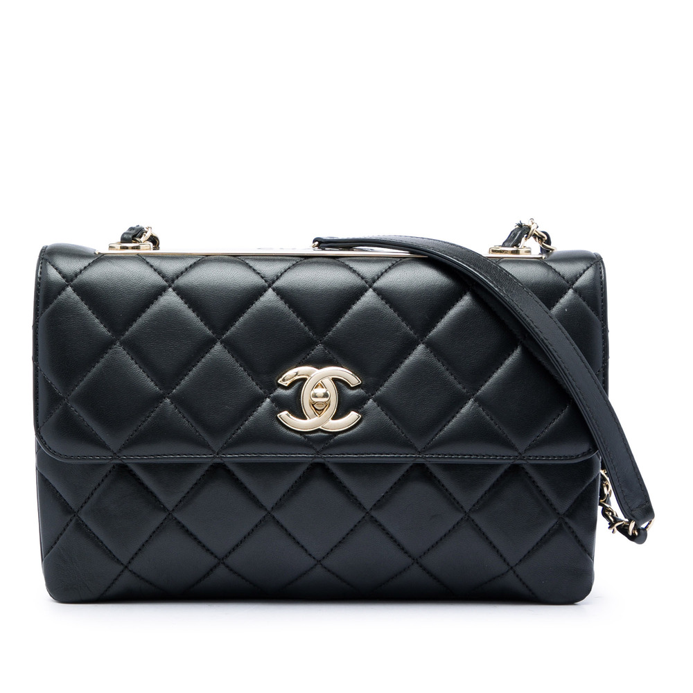 Pre-Loved Chanel Medium Lambskin Trendy CC Flap